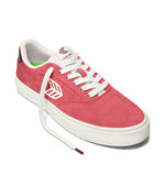 NAIOCA Watermelon Suede Ivory Logo Ruby Wine Sneaker