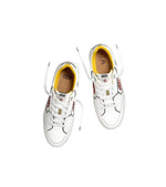 STAR WARS VALLELY White Leather Fighter Pilot Red Logo Sneaker