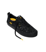 STAR WARS OCA Low Black Suede Light Speed Graphic Print Sneaker