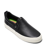 SLIP-ON Black Premium Leather Sneaker