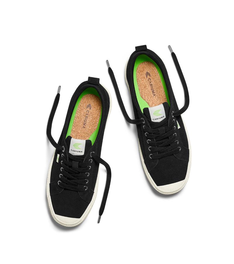 OCA Low Black Suede Sneaker