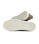 OCA Low Stripe Leopard Print Suede Sneaker