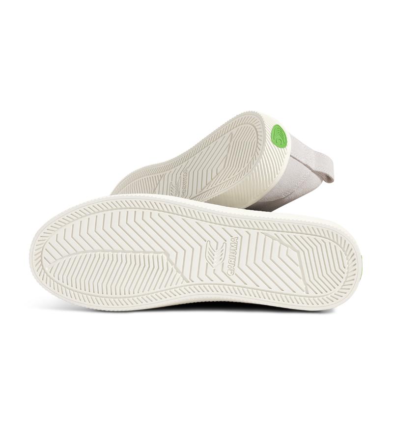 OCA Low Vintage White Suede Sneaker