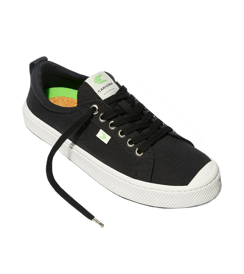 OCA Low Black Canvas Sneaker