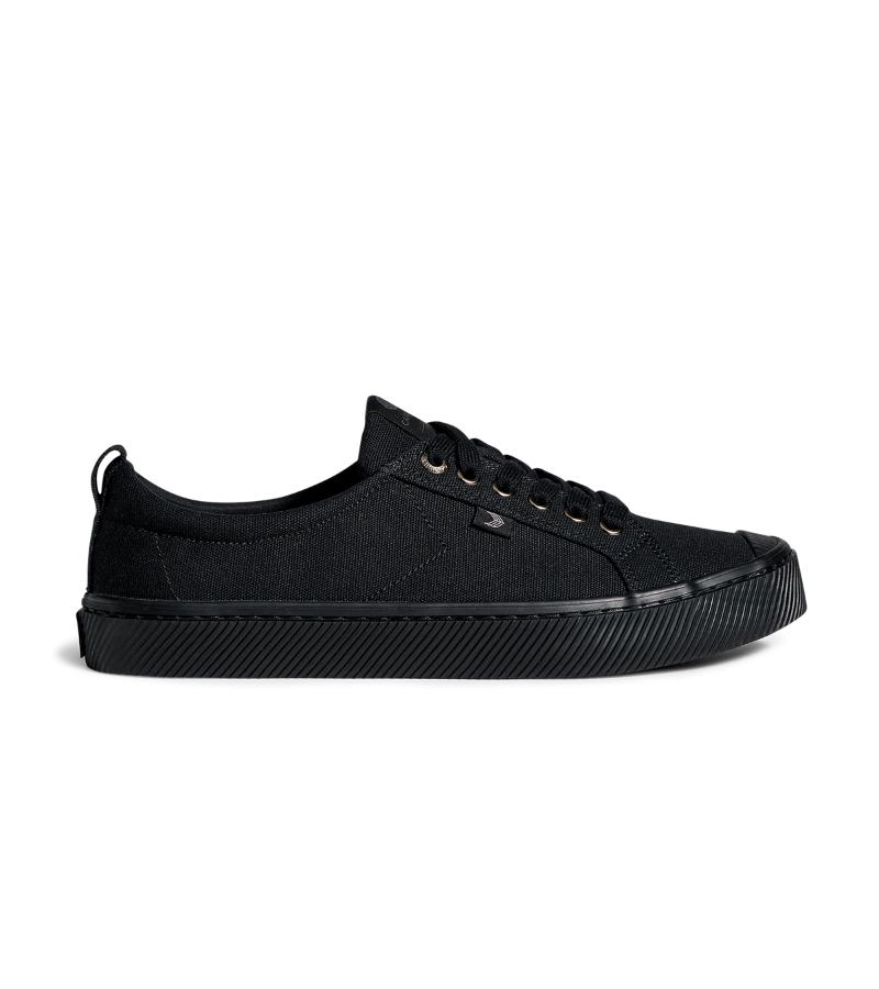 OCA Low All Black Canvas Sneaker