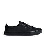 OCA Low All Black Canvas Sneaker