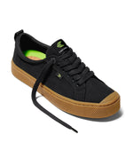 OCA Low Gum Black Canvas Sneaker