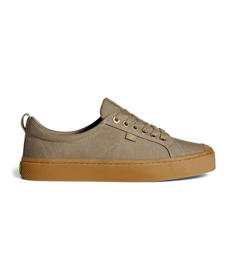 OCA Low Gum Burnt Sand Canvas Sneaker
