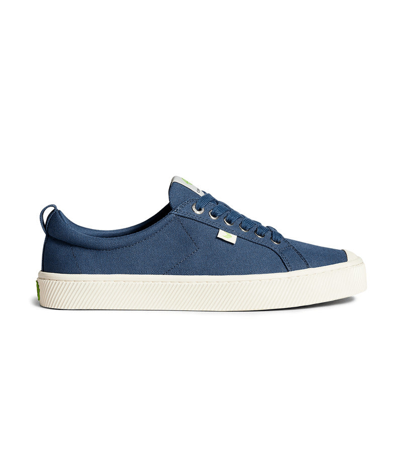 OCA Low Shadow Blue Canvas Sneaker
