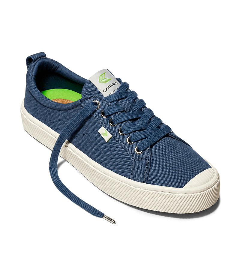 OCA Low Shadow Blue Canvas Sneaker