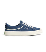 GERRY LOPEZ OCA Low Shadow Blue Canvas Sneaker
