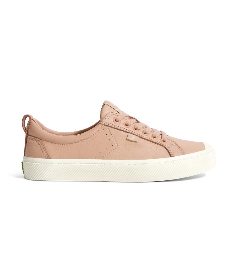 OCA Low Nude Premium Leather Sneaker