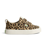 OCA Low Leopard Print Canvas Sneaker Kids