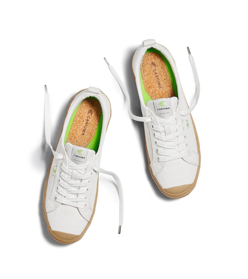 OCA Low Gum Off-White Canvas Sneaker