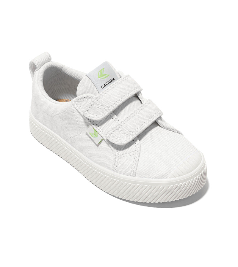 OCA Low Off-White Canvas Sneaker Kids