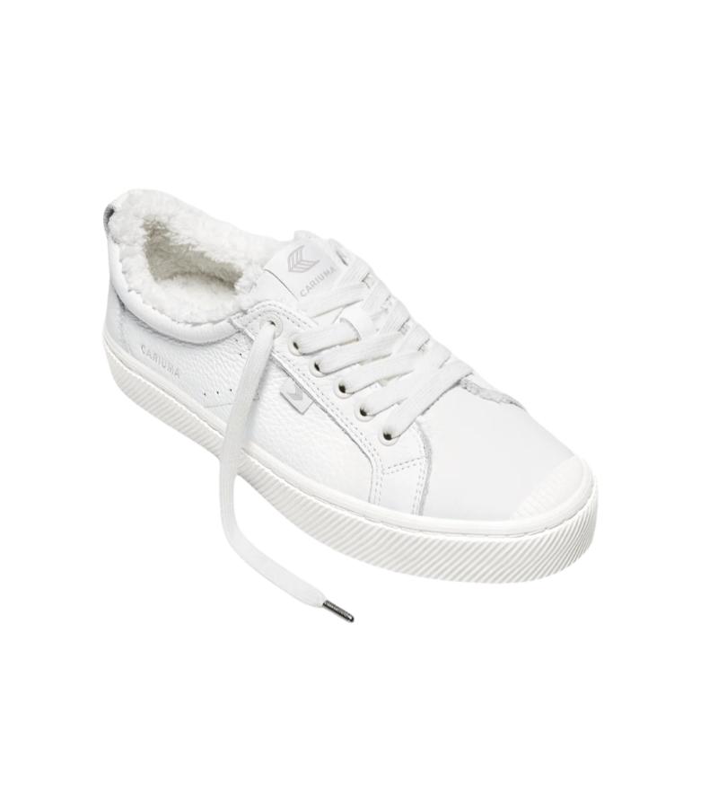 OCA Therma Low White Premium Leather Sneaker