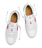 VALLELY PRO Jagger 2024 White Leather Blue Accents Red Logo Sneaker