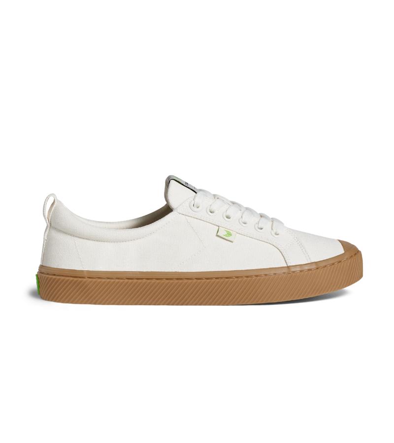 OCA Low Gum Off-White Canvas Sneaker