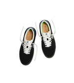 NAIOCA Black Suede Off-White Logo Shadow Blue Sneaker