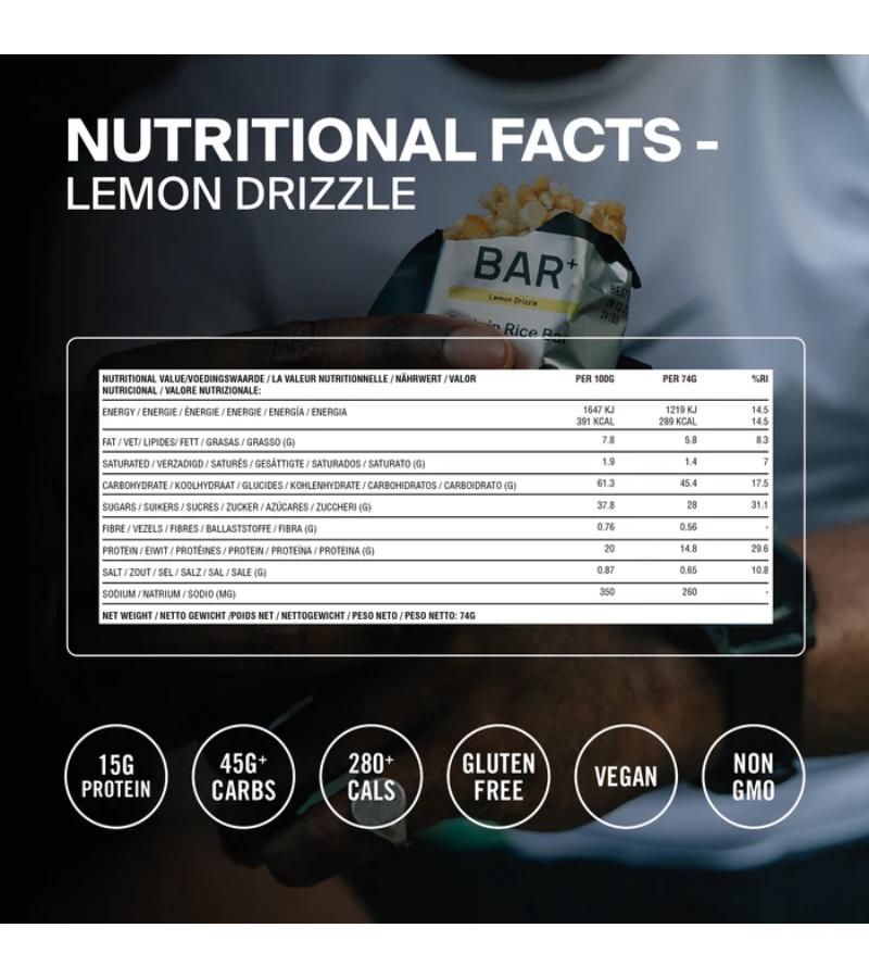 BAR+ Lemon Drizzle Bar