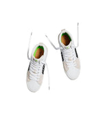 CATIBA PRO High White Premium Leather Vintage White Suede Sneaker