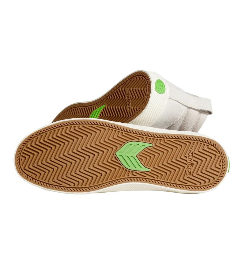 CATIBA PRO High Off-White Canvas Vintage White Suede Black Logo Sneaker