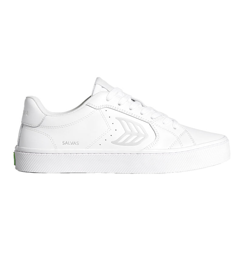 SALVAS White Leather Sneaker