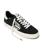 CATIBA PRO 2.0 Black Suede and Cordura Ivory Logo Sneaker