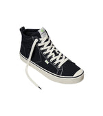 OCA High Black Canvas Contrast Thread Sneaker