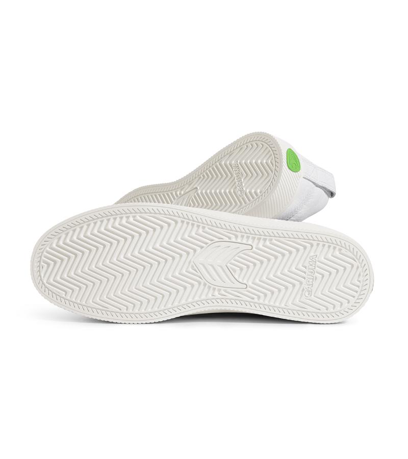 SLIP-ON White Premium Leather Sneaker