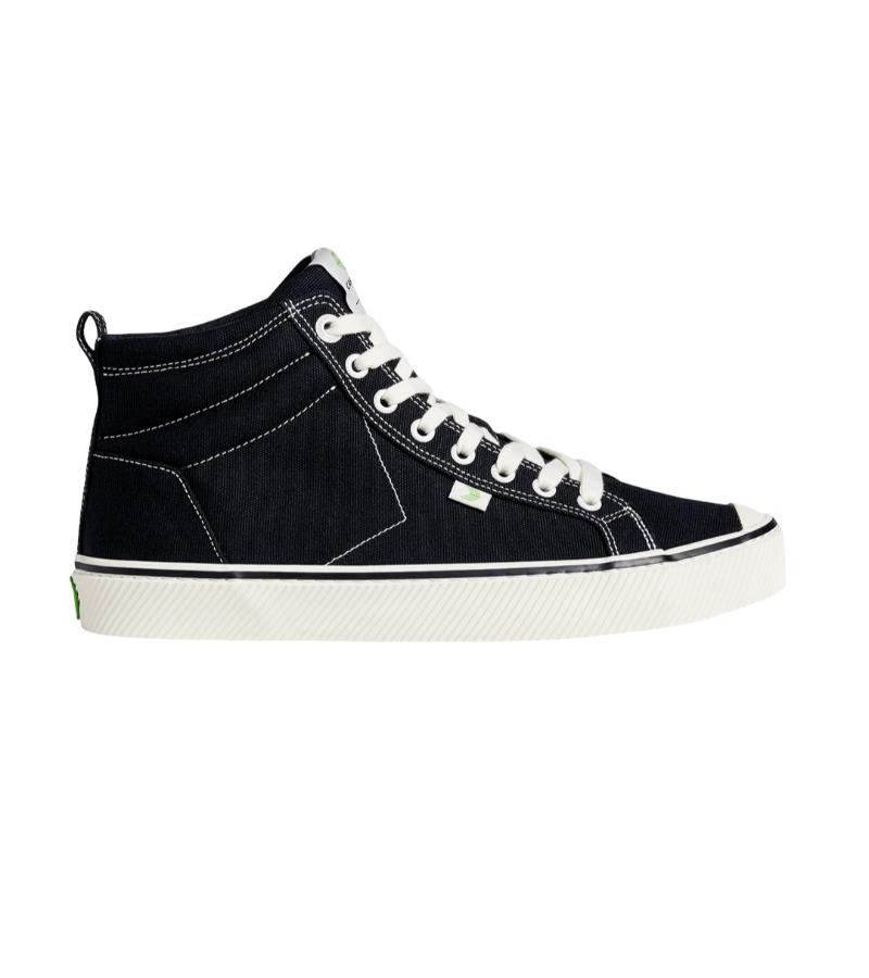 OCA High Black Canvas Contrast Thread Sneaker