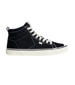 OCA High Black Canvas Contrast Thread Sneaker