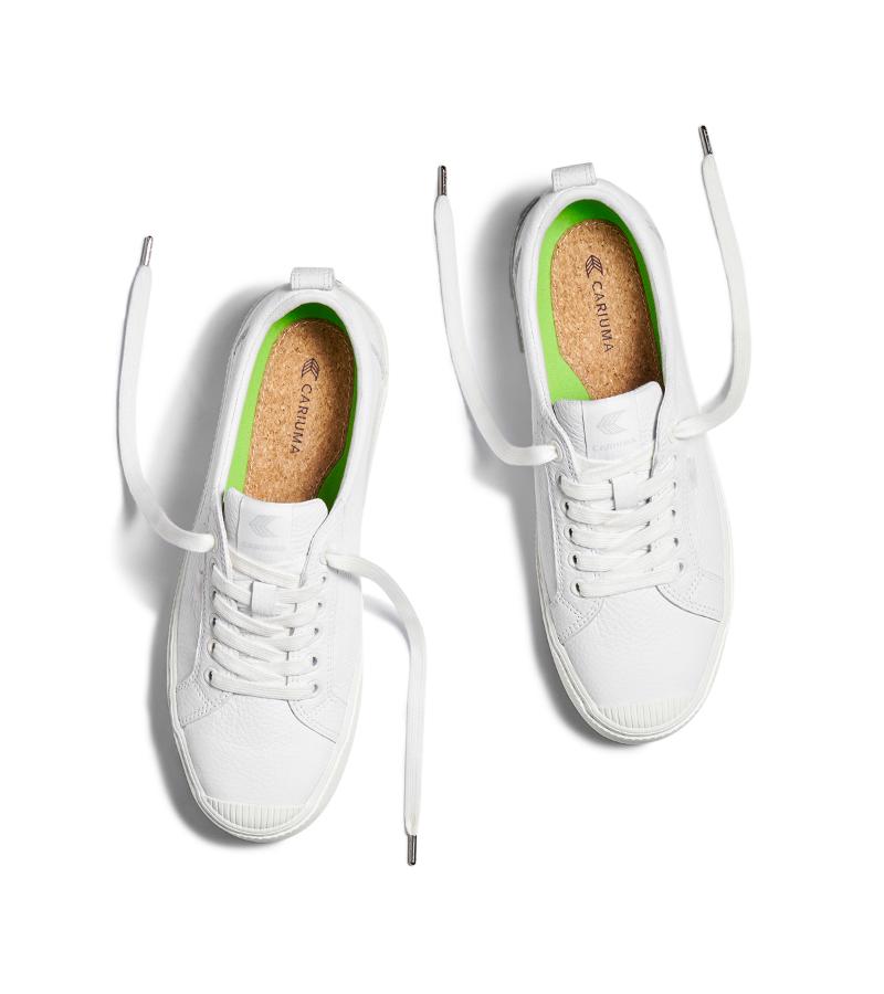 OCA Low White Premium Leather Sneaker