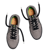 VALLELY PRO Charcoal Grey Suede and Cordura Black Logo Sneaker