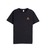 T-Shirt Black Floral Surfboard