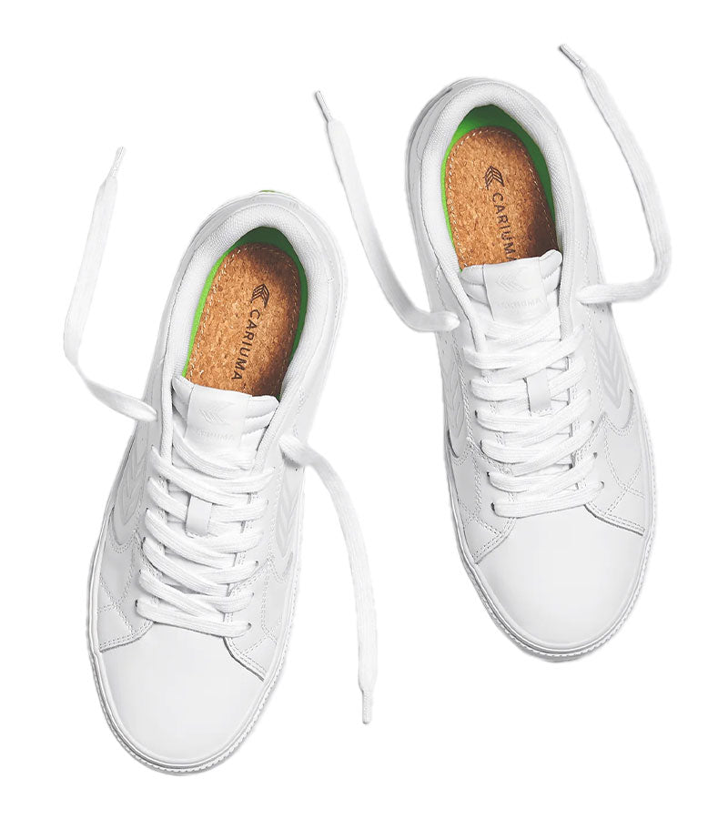 SALVAS White Leather Sneaker