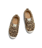 OCA Low Leopard Print Canvas Sneaker Kids
