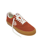 NAIOCA Gum Picante Suede Off-White Logo Ruby Wine Sneaker