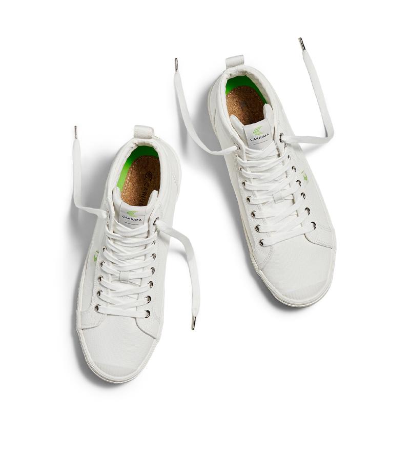 OCA High Off-White Canvas Sneaker