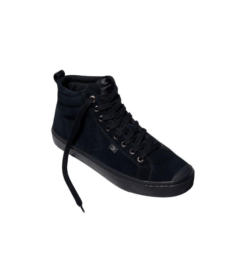 OCA High All Black Suede Sneaker