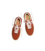NAIOCA Gum Picante Suede Off-White Logo Ruby Wine Sneaker