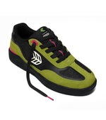 SKATEGOAT C25 PRO Lime Green Suede Black Mesh Ivory Logo Pink Sneaker