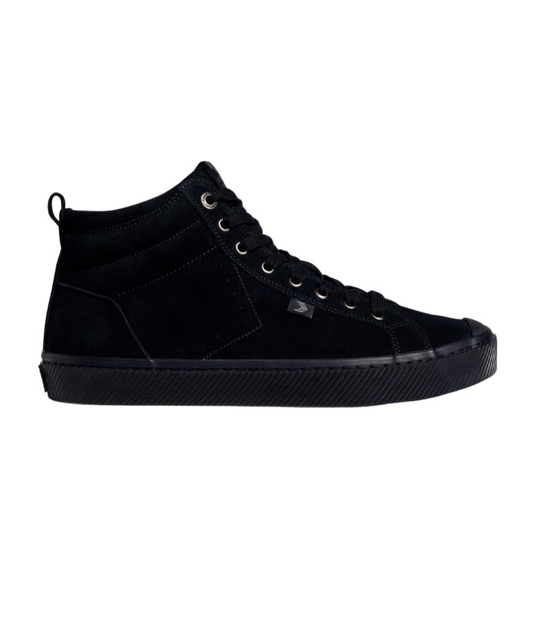 OCA High All Black Suede Sneaker