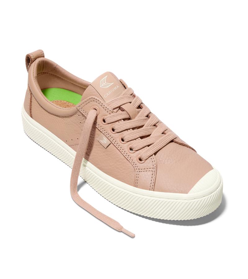 OCA Low Nude Premium Leather Sneaker