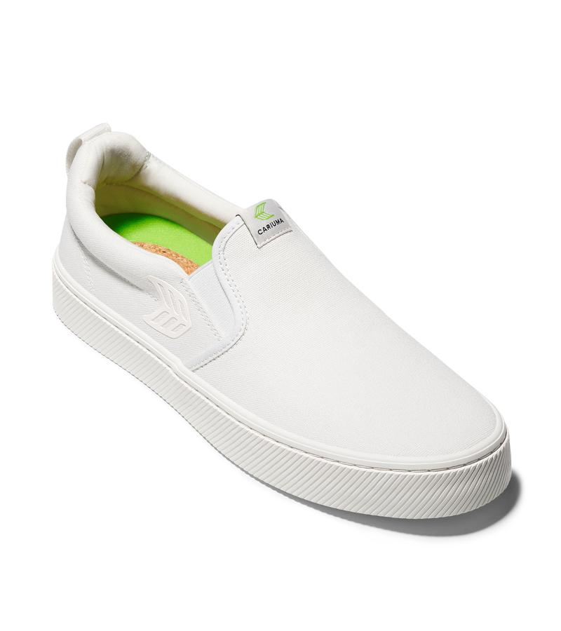 SLIP-ON Off-White Canvas Sneaker