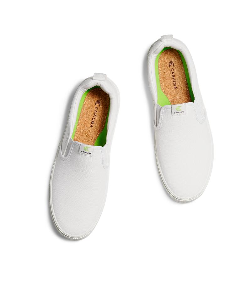 SLIP-ON Off-White Canvas Sneaker