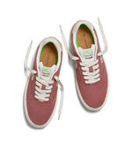 NAIOCA Whithered Rose Suede Ivory Logo Sneaker
