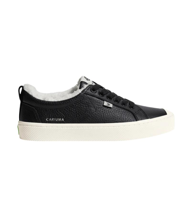 OCA Therma Low Black Premium Leather Sneaker
