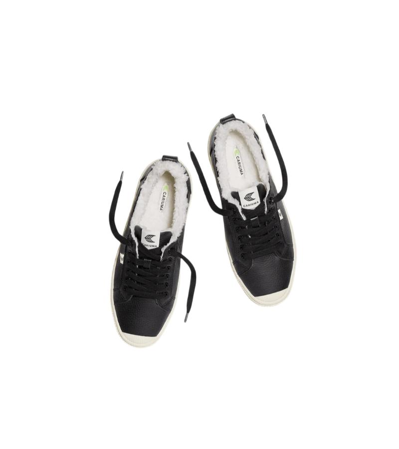 OCA Therma Low Black Premium Leather Sneaker