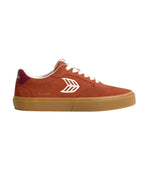 NAIOCA Gum Picante Suede Off-White Logo Ruby Wine Sneaker